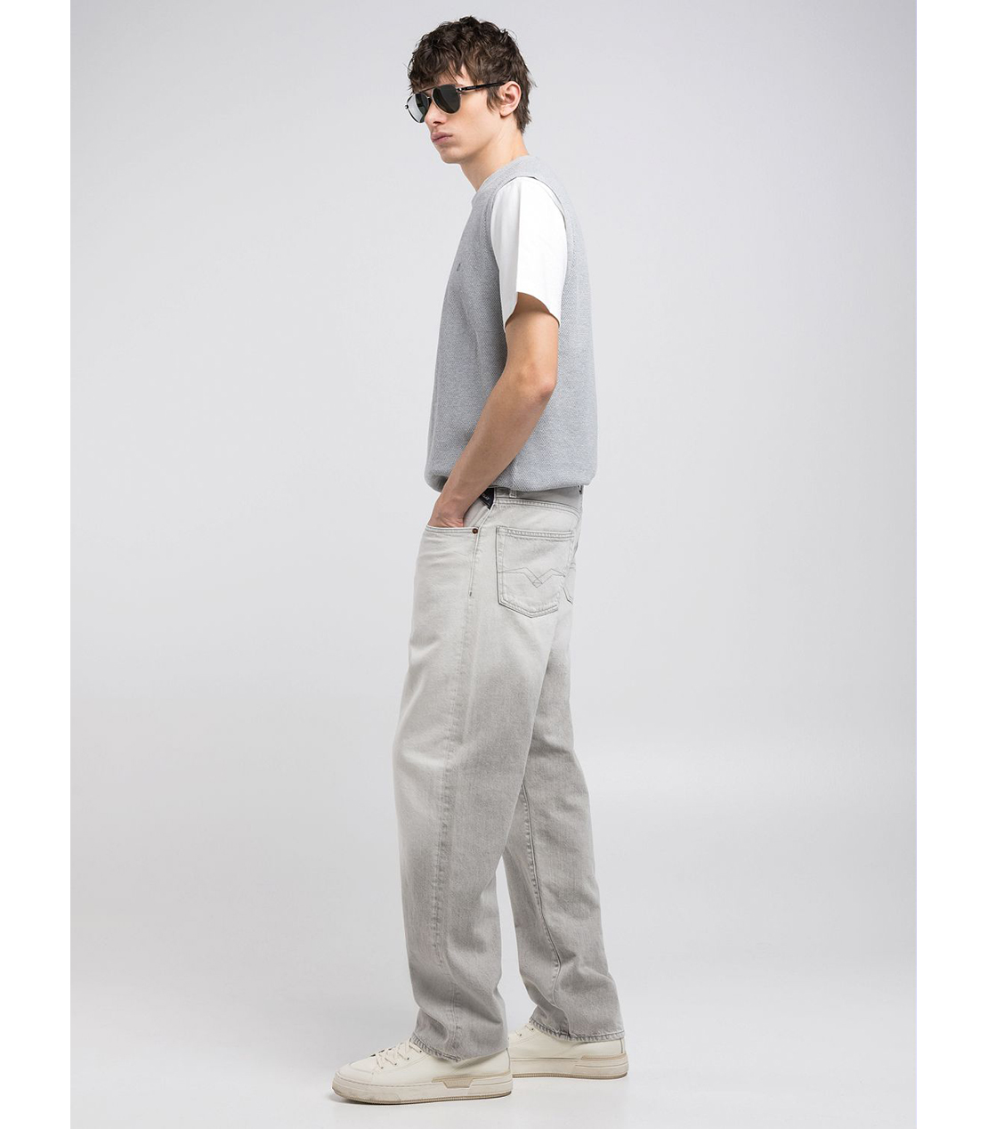 9Z1 ECO PLUS コンフォートストレートフィットデニム（セットアップモデル） 詳細画像 スーパーライトグレー 4